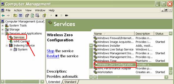 Cửa sổ Computer Management