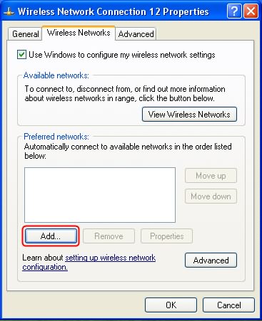 Thêm mạng không dây