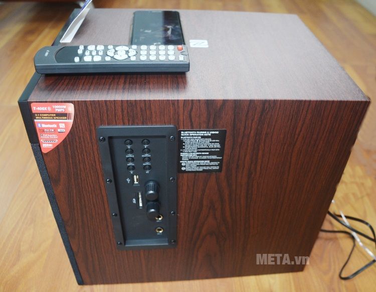 Cổng kết nối trên loa Fenda T-400X 2.1