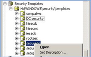Sử dụng bảo mật sẵn có trong Windows Server 2003