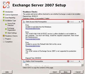 Cài đặt Exchange 2007 (Phần II)