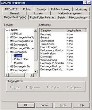 Quản lý các file bản ghi của Exchange Server 2007 – Phần 1 