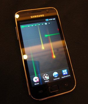 Ảnh thực tế Samsung Galaxy Player tại CES 2011