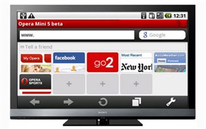 HDTV Sony sẽ có trình duyệt Opera