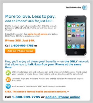 AT&T đang e ngại iPhone Verizon?