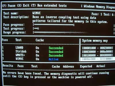 Kiểm tra bộ nhớ với Windows Memory Diagnostic