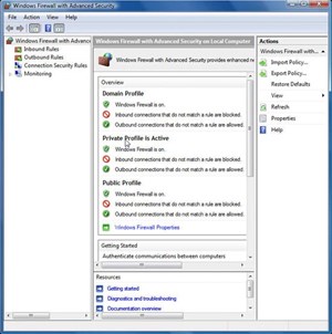 Tường lửa Vista mới không chắc chắn với bảo mật lưu lượng ra