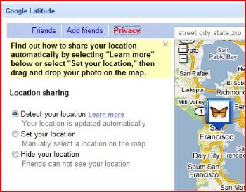 Giới thiệu về Google Latitude