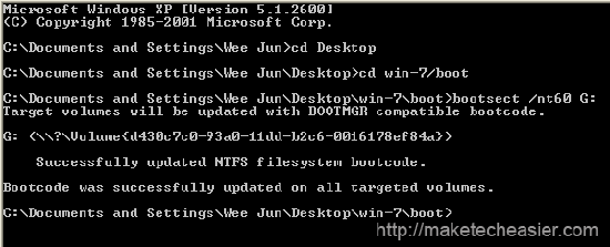 create bootsector