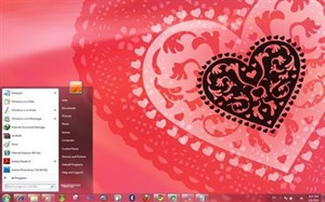 Đón Valentine và xuân Canh Dần trên Windows 7