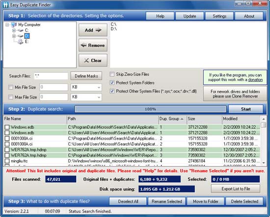 Easy Duplicate File Finder