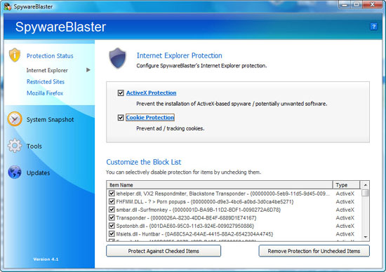 SpywareBlaster