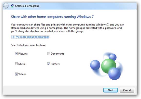 select files