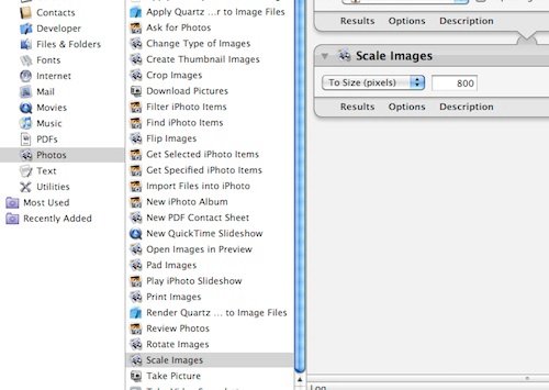 Automator - Scale images