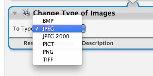 Automator - Change type of image