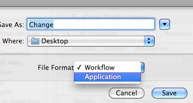 Automator - File type