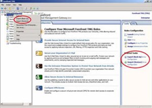 Microsoft Forefront TMG – Khả năng backup và khôi phục
