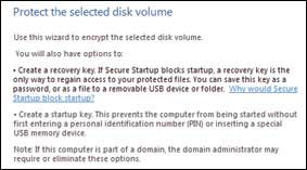 Hình 2: Máy tính sử dụng Windows Vista có khả năng kiểm soát khởi động và mã hóa đĩa cứng.