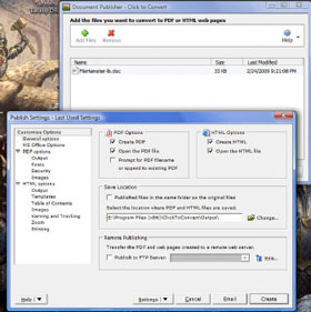 Chuyển tài liệu Office sang định dạng HTML hoặc PDF