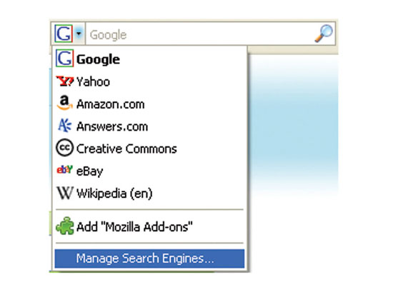 Is Google your default search engine.
