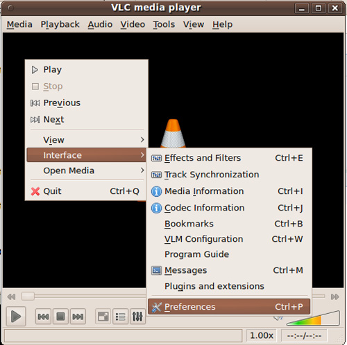 Thay đổi giao diện của chương trình VLC