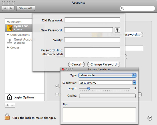 password assistant