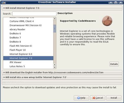 CrossOver Linux