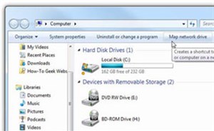 Bản đồ hóa ổ đĩa mạng từ XP lên Windows 7