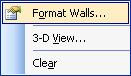 Format walls… 