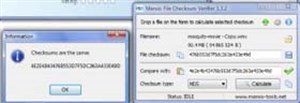 Kiểm tra các thay đổi của file với Marxio File Checksum Verifier