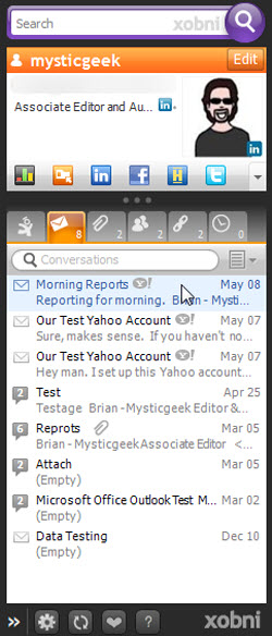 Quản lý mail Outlook hiệu quả hơn với Xobni Plus