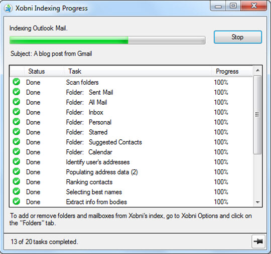 Quản lý mail Outlook hiệu quả hơn với Xobni Plus