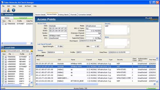 Fluke AirCheck,   Figure