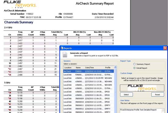 Fluke AirCheck,   Figure