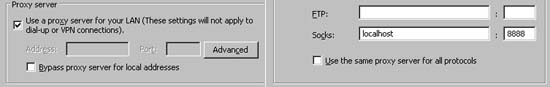 Using your VPN as a proxy server