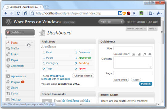 Cài đặt các ứng dụng web với Windows Web Platform