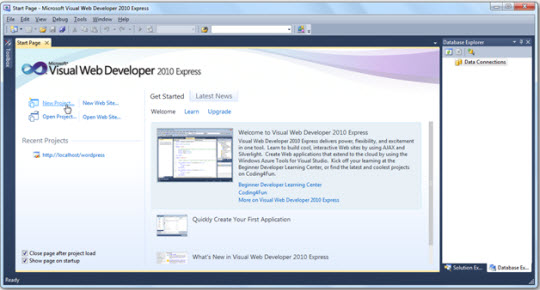 Cài đặt các ứng dụng web với Windows Web Platform