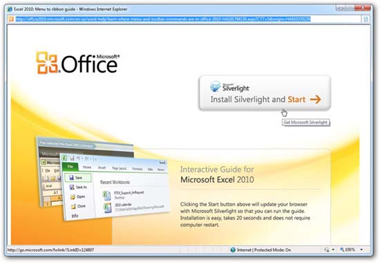 Tìm các lệnh Office 2003 trong Office 2010