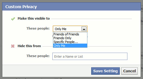 fb- - only me