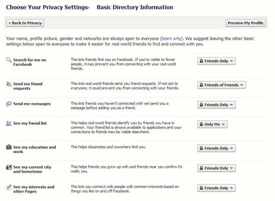 fb- - basic directory