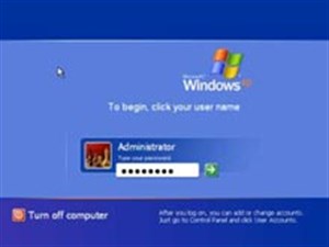 Tìm lại mật khẩu của tài khoản "Log On" trong windows XP