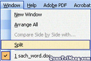 Một số thao tác với cửa sổ MS Word