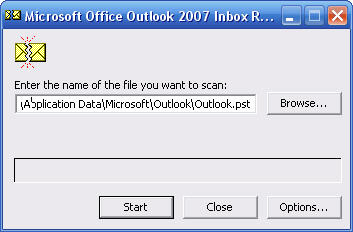 Chữa lỗi file PST với Outlook Inbox Repair