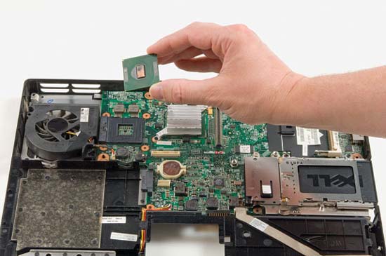 Upgrade a laptop's CPU