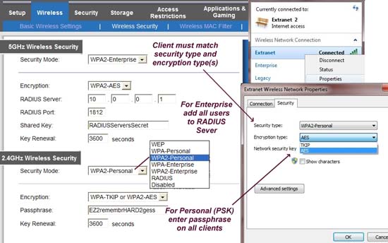 check radio settings
