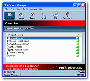 Cài đặt và cấu hình Verizon Network Access Manager
