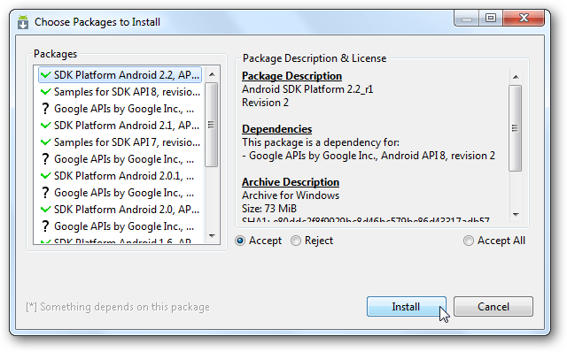 Gói cài đặt Android