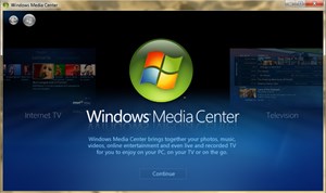 Cài đặt Windows 7 Media Center 