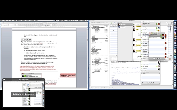 iChat multiple monitors