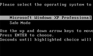 Đưa Safe Mode vào menu khởi động chuẩn của Windows XP